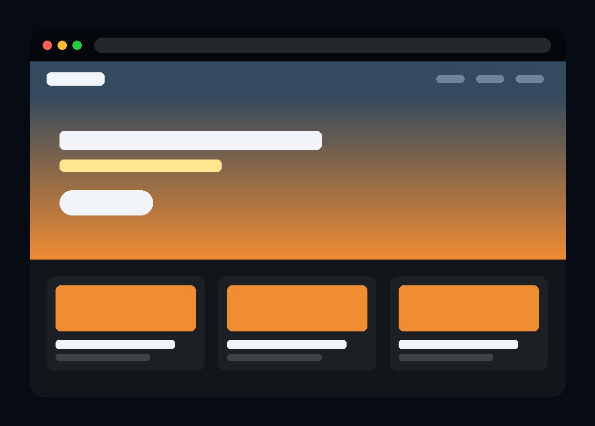 Ejemplo de página web para taller mecánico con azul acero y naranja